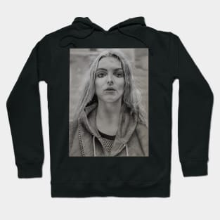 Jodie Comer portrait Hoodie